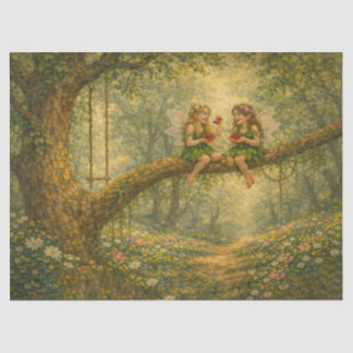 Papel de seda Hadas para decopauge, regalos Seidenpapier