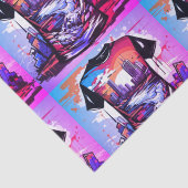 Papel de seda Nueva York Graffitis Seidenpapier (Detail)