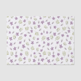Papel de seda Violetas y flores silvestres Seidenpapier