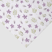 Papel de seda Violetas y flores silvestres Seidenpapier (Ausschnitt)