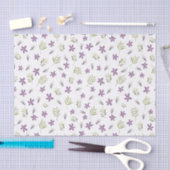 Papel de seda Violetas y flores silvestres Seidenpapier (Handwerk)