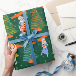 Papel navideño nutcracker geschenkpapier