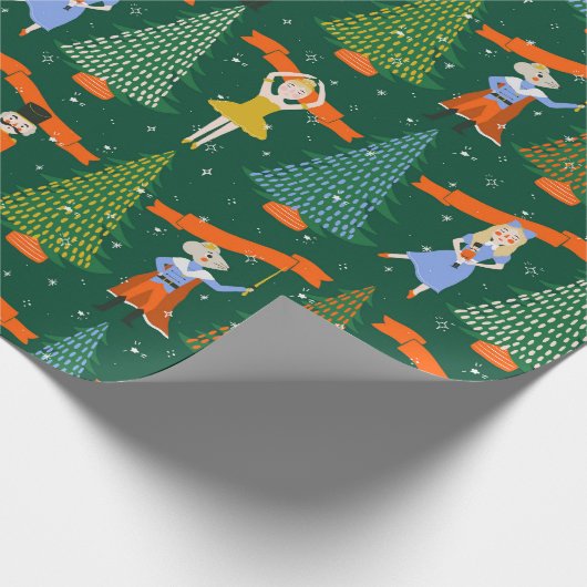 Papel navideño nutcracker geschenkpapier (Ecke)