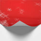 Papel para navidad red white Merry Christmas Geschenkpapier (Ecke)