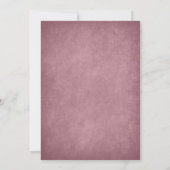 Papel Picado Dusty Rose Wedding Einladung (Rückseite)
