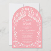 Papel Picado Einladung zum mexikanischen Baby Show (Vorderseite)