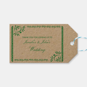 Papel Picado Fiesta Wedding Mexican Any Color Geschenkanhänger