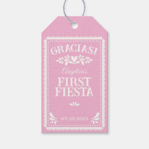 Papel Picado First Birthday Fiesta Danke Party Geschenkanhänger