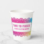Papel Picado Fun Fiesta Pappbecher (Vorderseite)