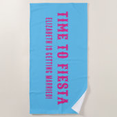 Papel Picado Fun Fiesta Strandtuch (Vorderseite)