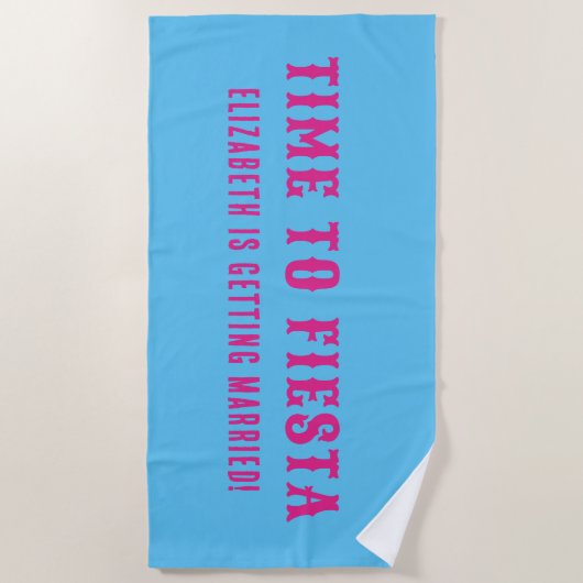 Papel Picado Fun Fiesta Strandtuch (Vorderseite)