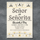 Papel Picado Gender Reveal Fiesta Einladung