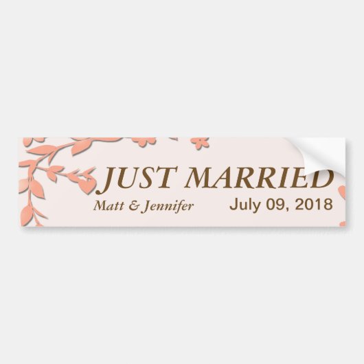 Papel Picado Hochzeits-Einladung - reizende Tauben Autoaufkleber (Vorne)