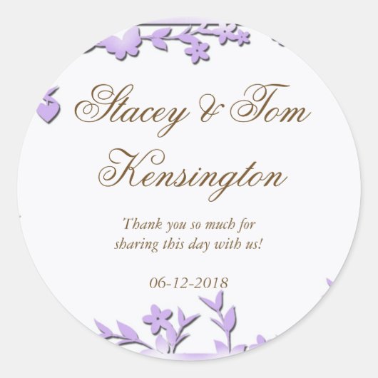 Papel Picado Hochzeitseinladung - Liebliche Tauben Runder Aufkleber (Vorderseite)