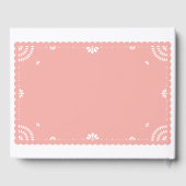 Papel Picado Mexican Wedding Guestbook Gästebuch (Rückseite)