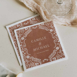 Papel Picado Mexican Wedding Paper Serviette