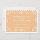 Papel Picado Mexikanisches Probe Abendessen Einlad Einladung (Vorderseite)