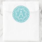 Papel Picado Monogram Stickers - Blau (Tasche)