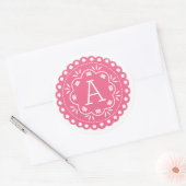 Papel Picado Monogram Stickers - Rosa (Umschlag)