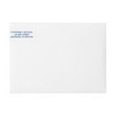 Papel Picado Navy Blue | Rücksendeadresse Wrap Lab (Vorderseite)