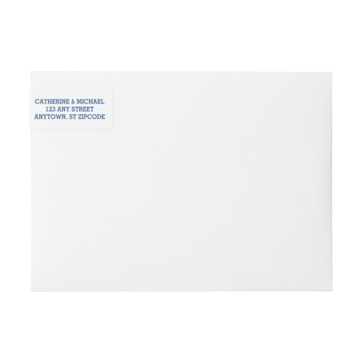 Papel Picado Navy Blue | Rücksendeadresse Wrap Lab (Vorderseite)