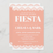 Papel Picado Paare Einladung zur Dusche (Vorne/Hinten)