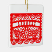 Papel Picado Personalisiert Keramikornament (Rechts)
