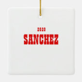 Papel Picado Personalisiert Keramikornament (Rückseite)