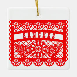 Papel Picado Personalisiert Keramikornament