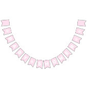 Papel Picado Pink Babydusche Jägerflags Wimpelkette (Alle)