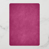 Papel Picado Pink Wedding Folieneinladung (Rückseite)