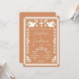 Papel Picado Taufe Mexikanische Party Einladung