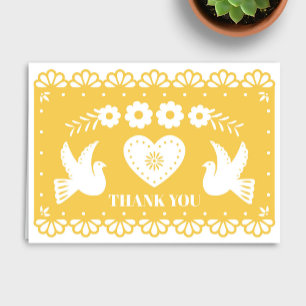 Papel Picado Vielen Dank Dankeskarte