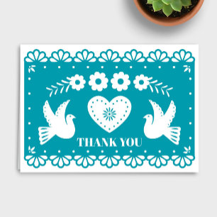 Papel Picado Vielen Dank Dankeskarte