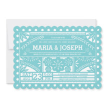 Papel Picado Wedding Blue