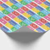 Papel Picado Weihnachtspapier Geschenkpapier (Ecke)