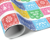Papel Picado Weihnachtspapier Geschenkpapier (Rolleneckpunkt)