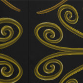 Papel Pintado Metallic flower tile abstract GOLD Tapete (Naht)