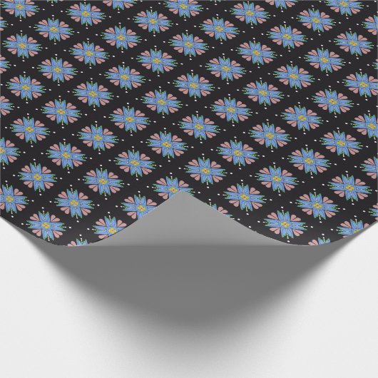 PAPEL PRESENTE FOSCO ESTRELA DO CORAÇÃO GESCHENKPAPIER (Ecke)