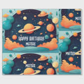 Papel regalo cumpleaños personalizado geschenkpapier (Flach)