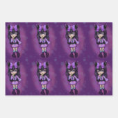 Papel regalo diseño Kuromi fanart Geschenkpapier Set (Vorderseite 3)