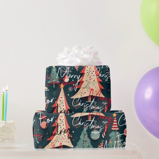 Papel regalo navideño personalizado geschenkpapier (Partygeschenke)