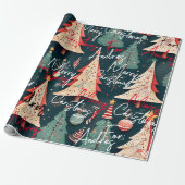 Papel regalo navideño personalizado geschenkpapier (Ungerollt)