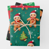 Papel regalo personalizado navideño geschenkpapier set (Beispiel)
