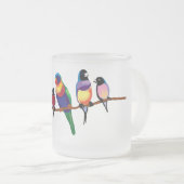 Papeln und Finken Mattglastasse (VorderseiteRechts)