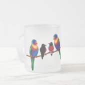 Papeln und Finken Mattglastasse (Vorderseite Links)