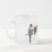 Papeln und Finken Mattglastasse (Links)