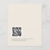 PAPER Balloons Gold Ivory QR Code 21. Black Flyer (Hinten)