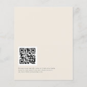 PAPER Balloons Gold QR Code 30. Black Invite Flyer (Hinten)