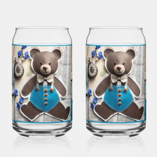 Paper Bear Soda Glass Dosenglas (Rückseite)